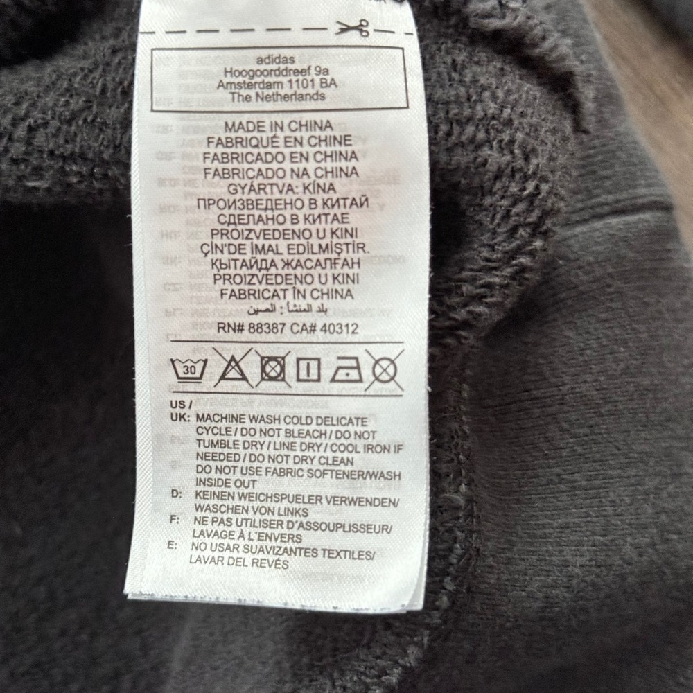 Adidas x Ivy Park x Peloton Hoodie Sweatshirt Mens Small Black Pullover - Picture 10 of 13